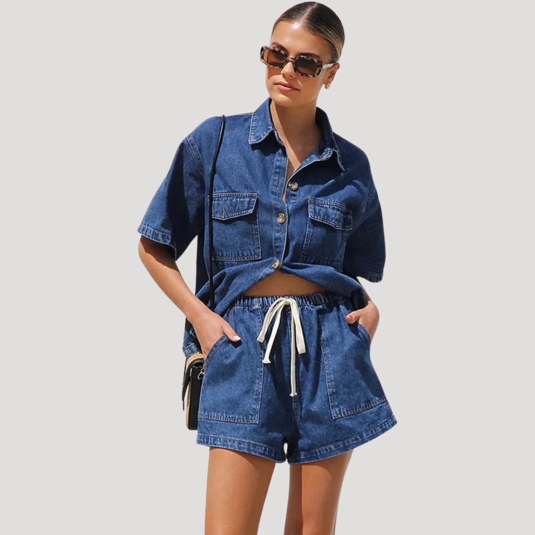 Ensemble Denim Femme Short Été