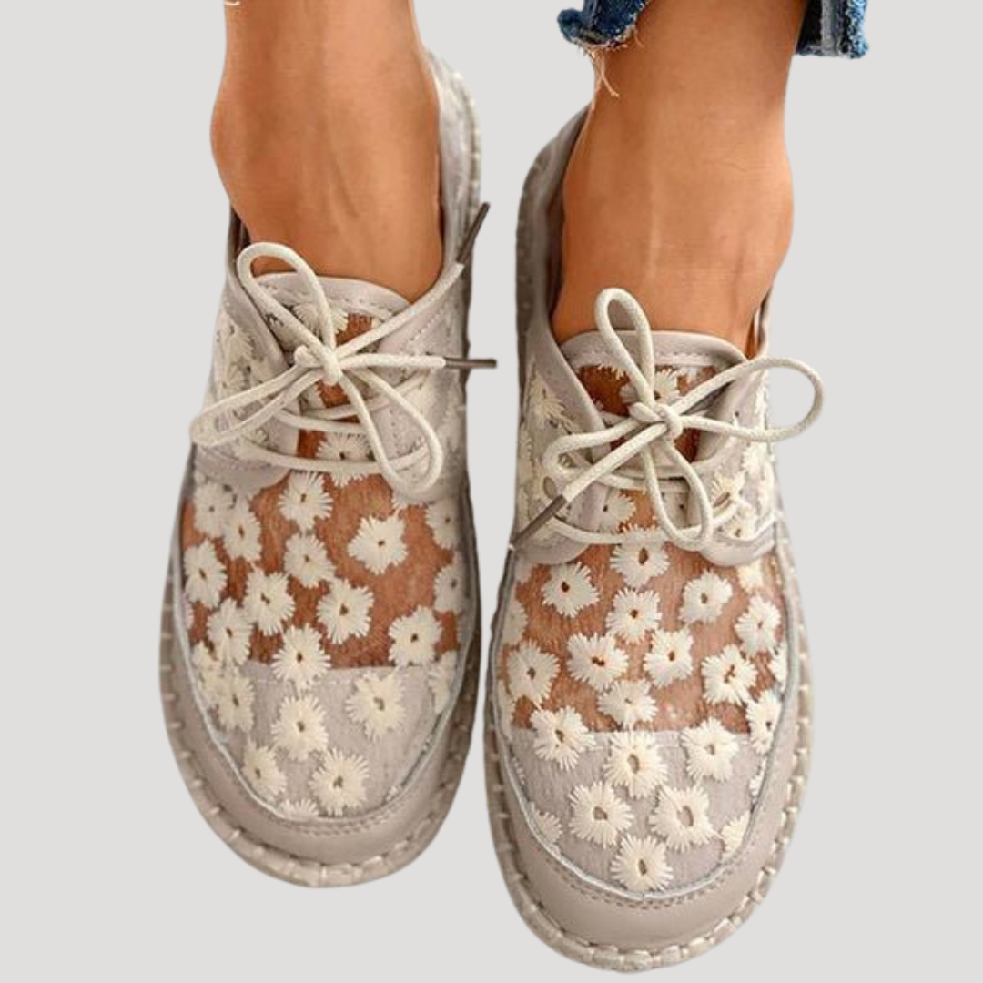 Baskets Mode à Lacets Femme