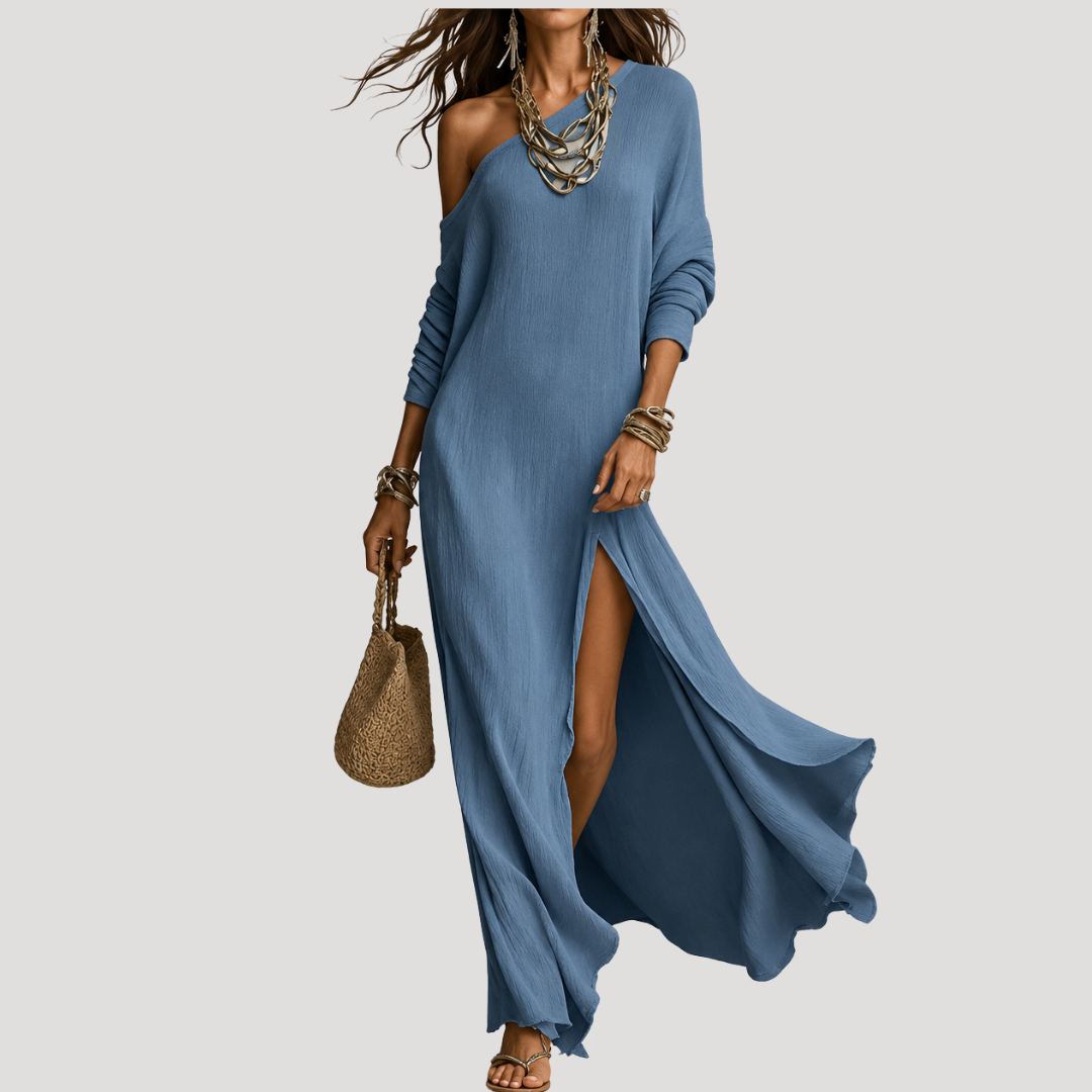 Robe Longue Une Épaule Femme