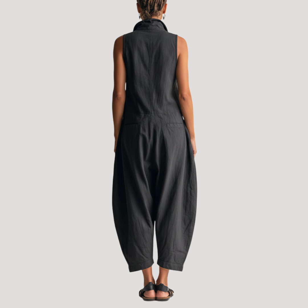 Combinaison Ample Sans Manches Femme