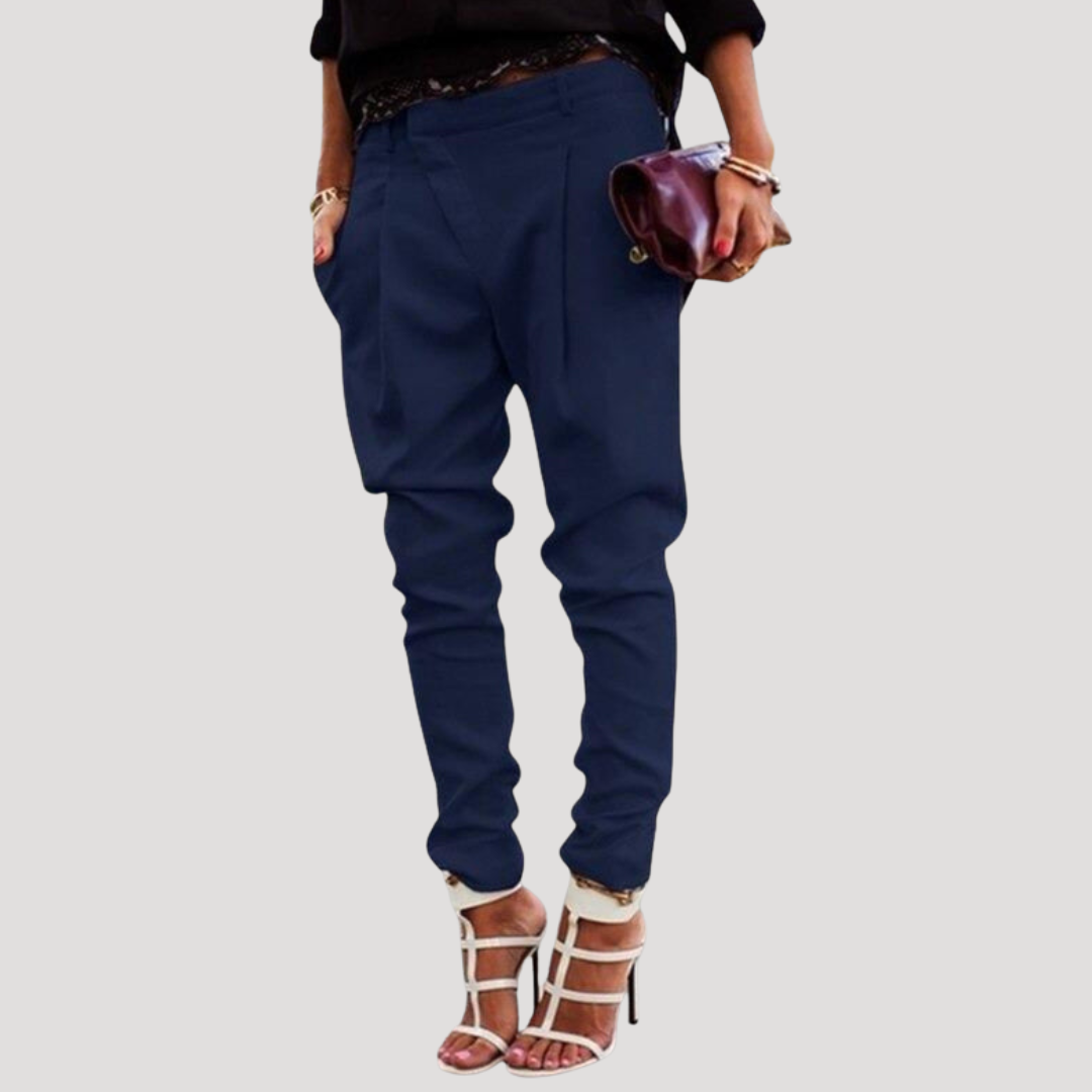 Pantalon Femme Tailleur à Jambes Droites
