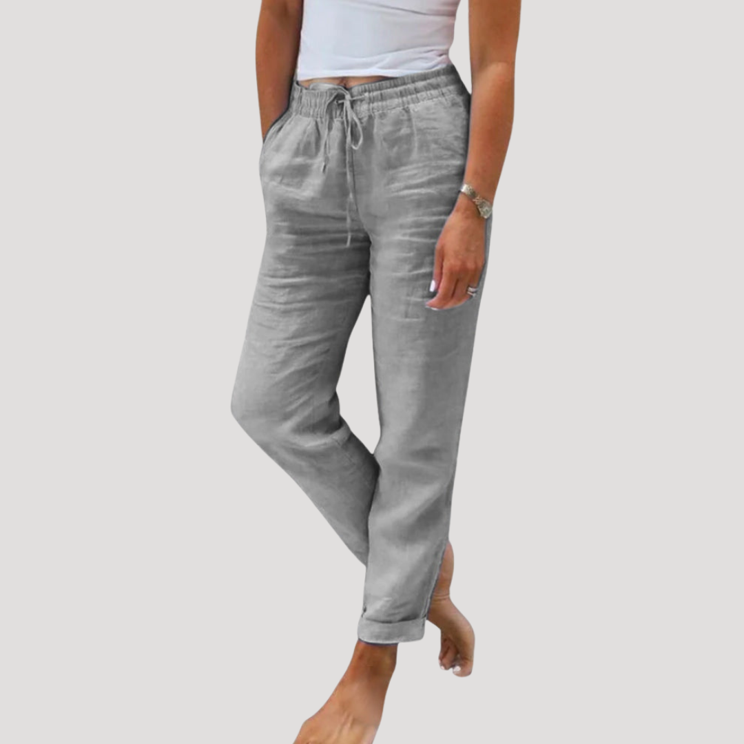 Pantalon Femme Taille Élastique Décontracté