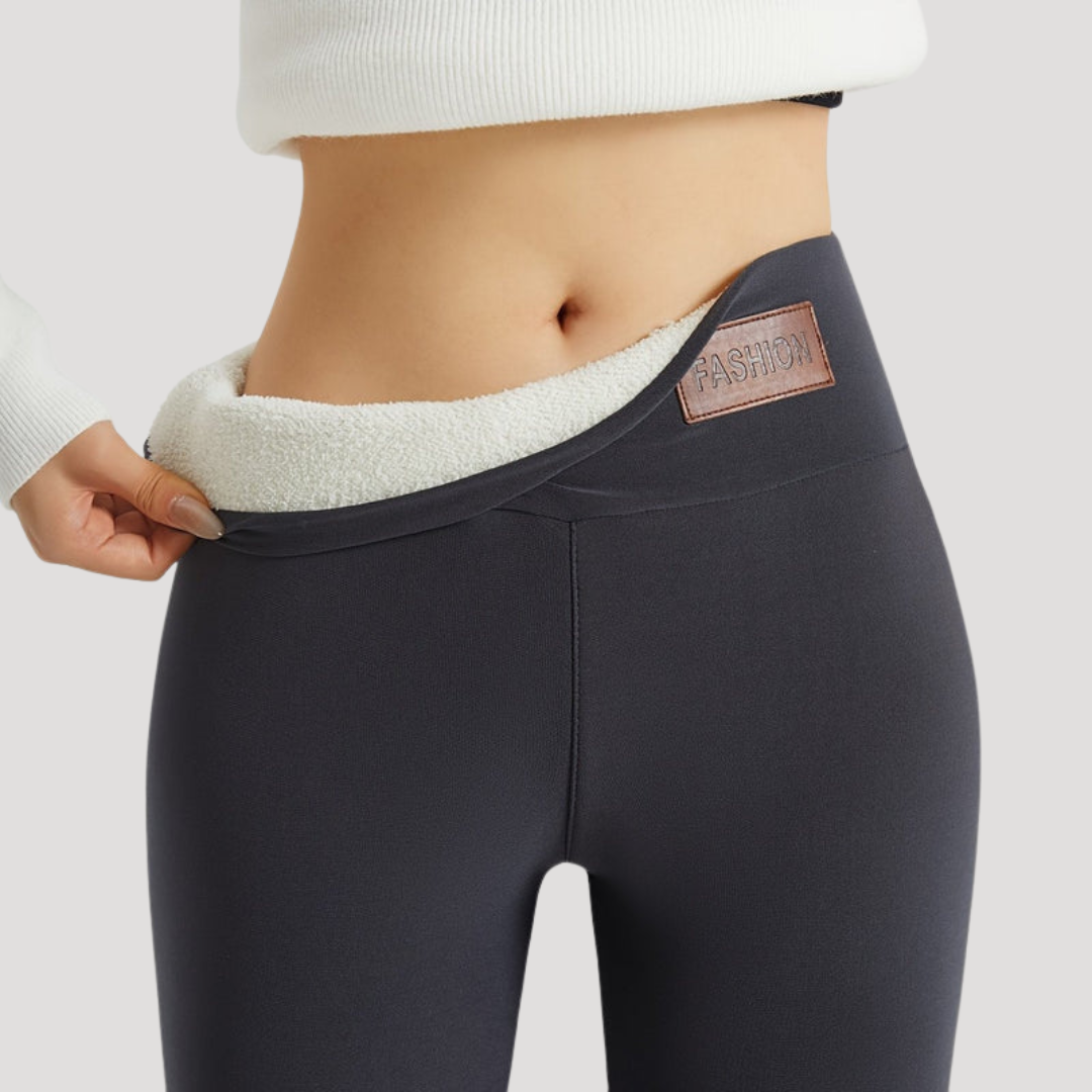 Legging femme taille haute thermique