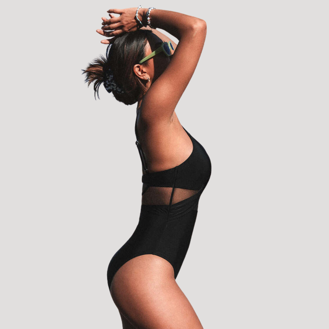 Maillot de Bain Une Pièce Femme Découpe