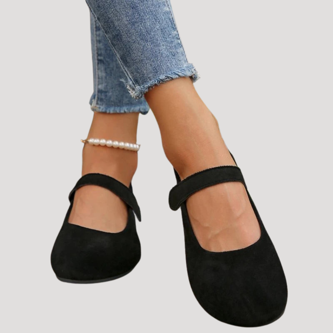Ballerines femme confort à bride