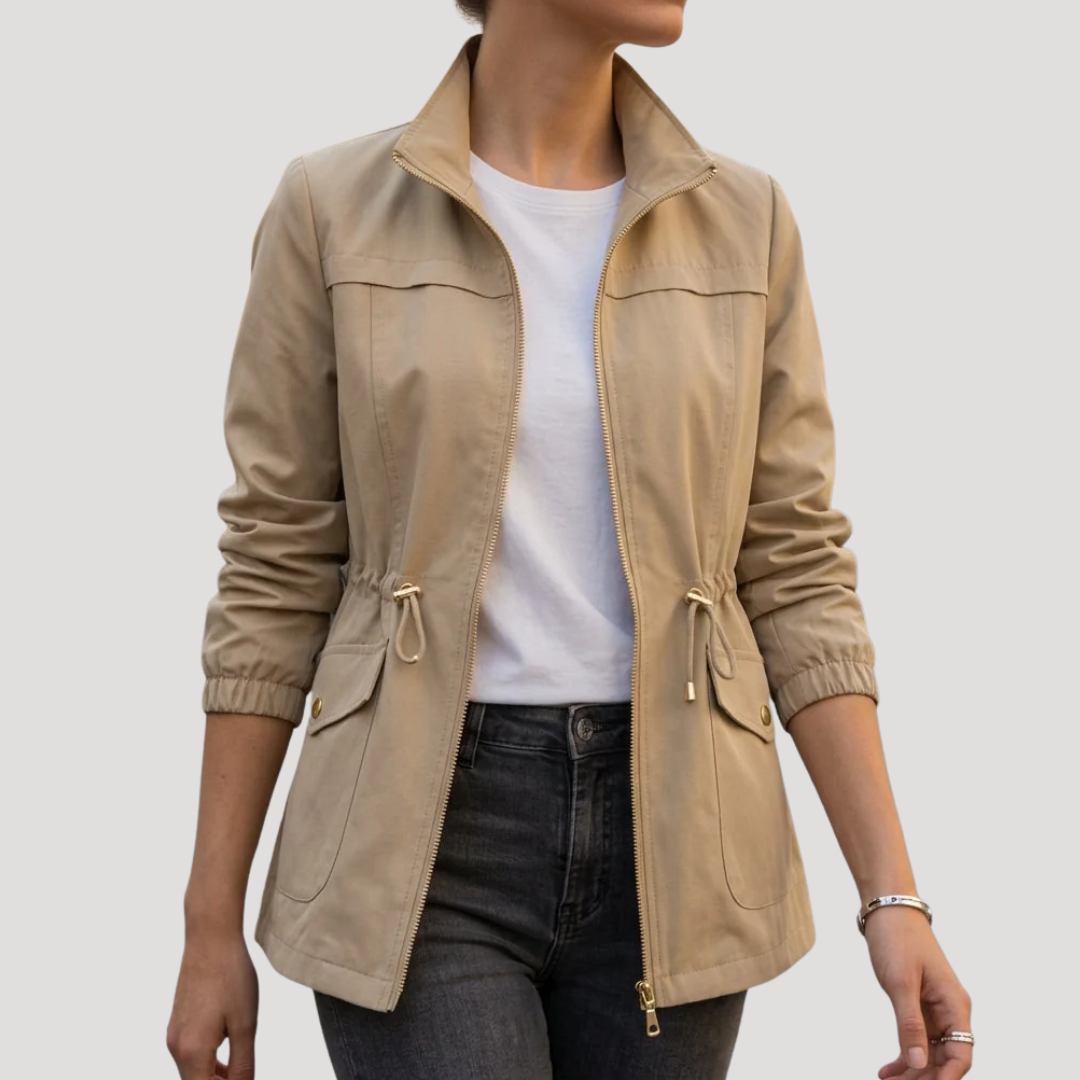 Veste utilitaire femme à taille ajustable