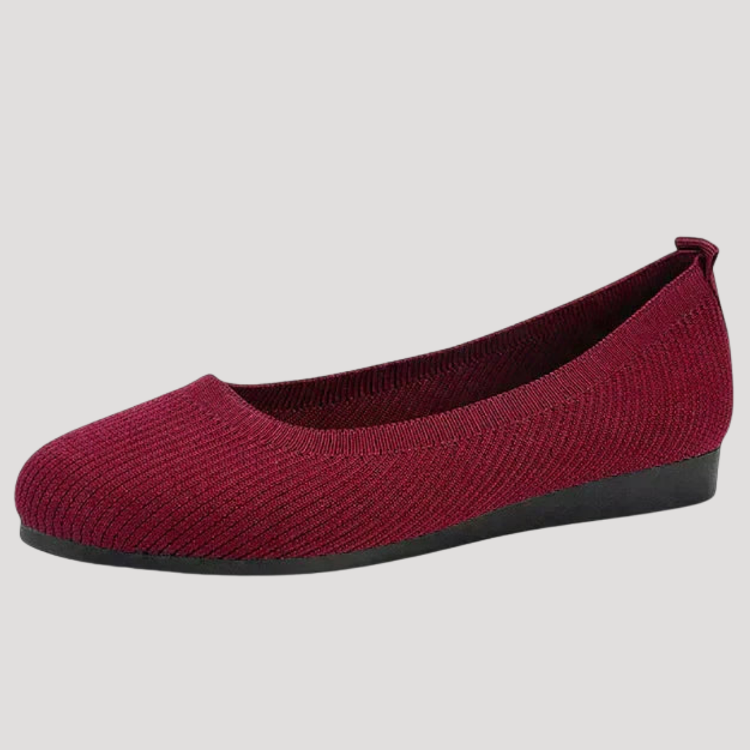 Ballerines confort en maille stretch