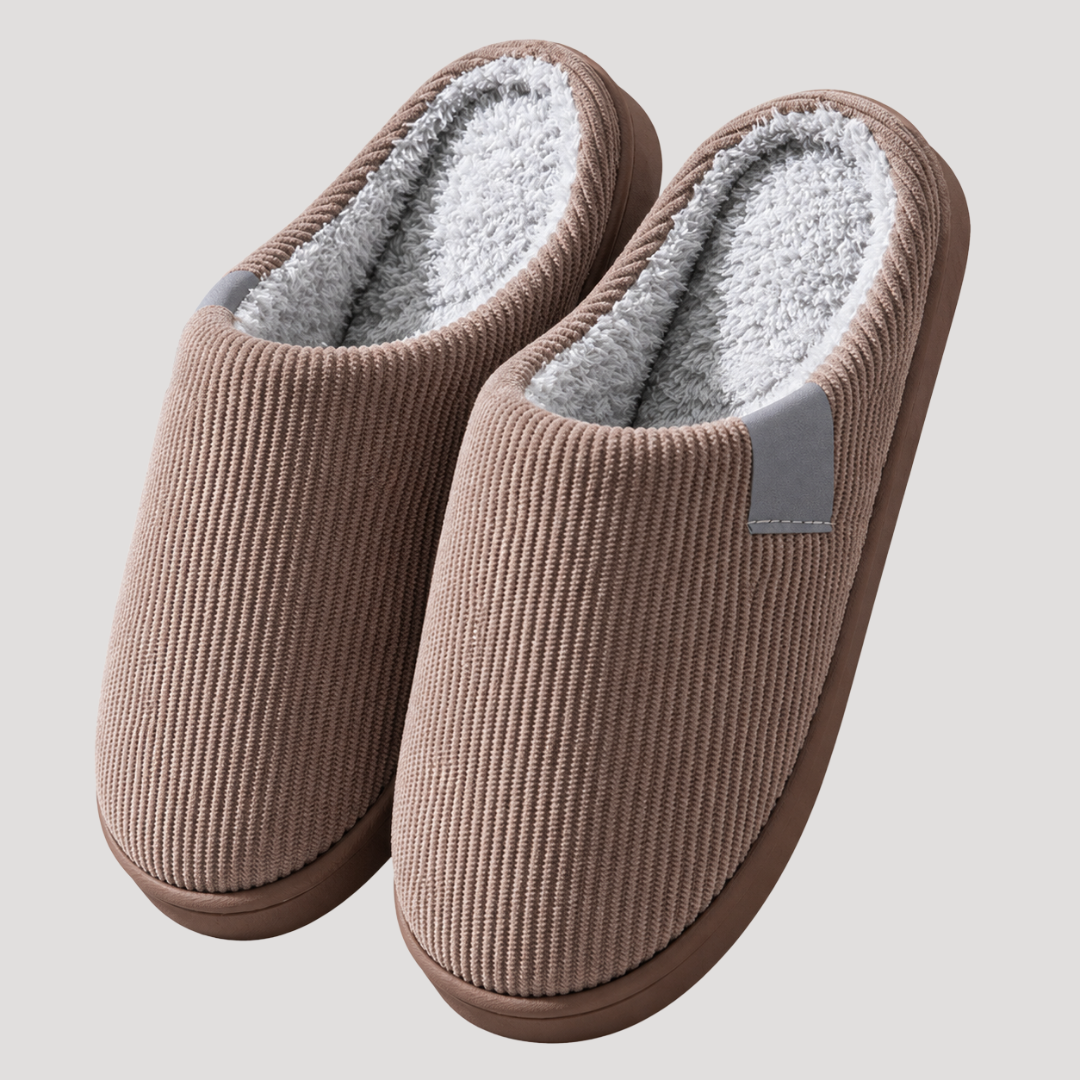 Chaussons d'Intérieur Femme Doublés en Peluche