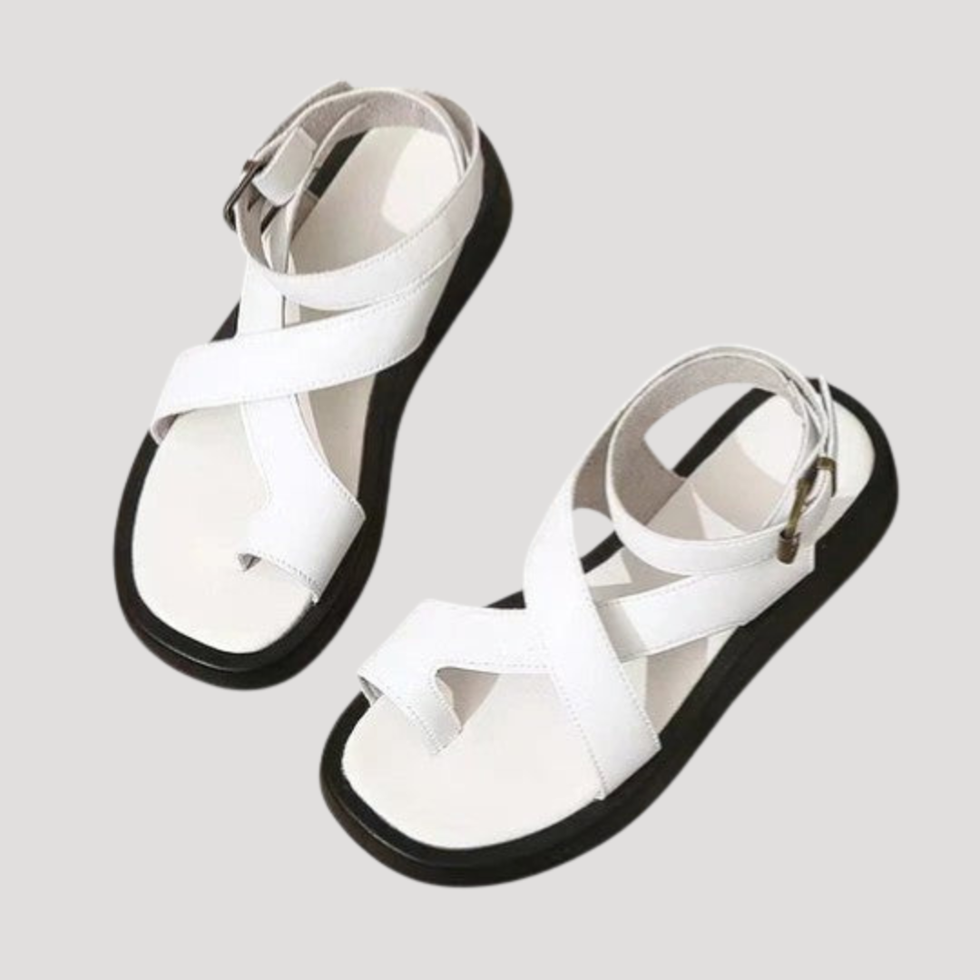 Sandales Femme Bout Ouvert Bride Cheville Élégantes