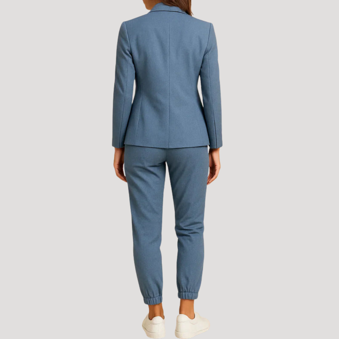 Ensemble Blazer Femme Moderne Pantalon Confort