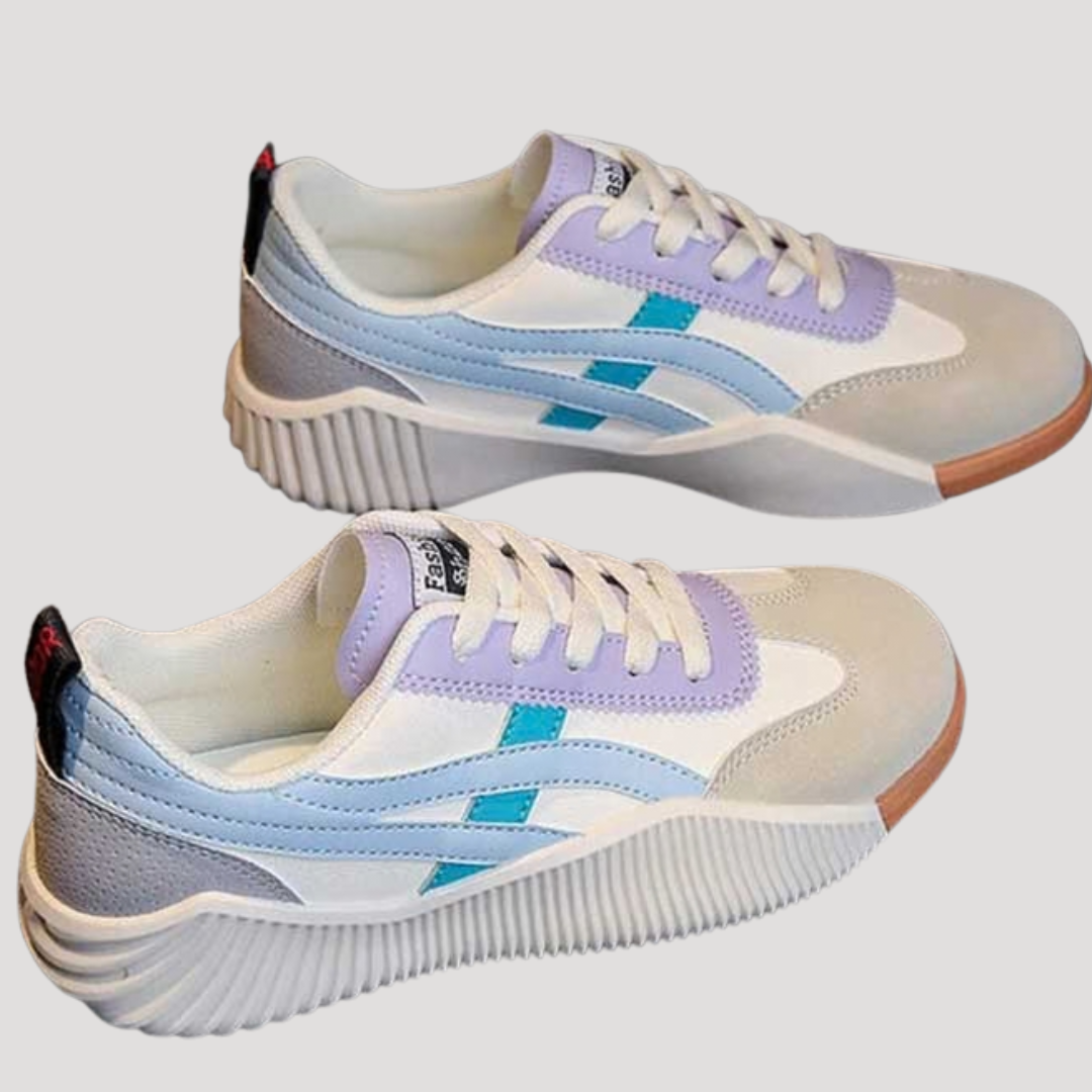 Baskets femme style rétro sport