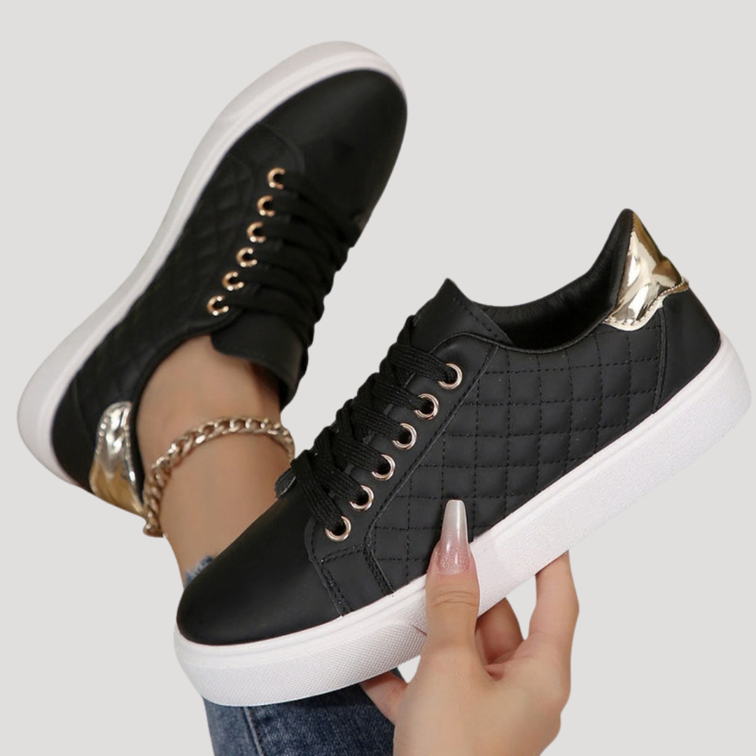 Sneakers mode femme effet matelassé