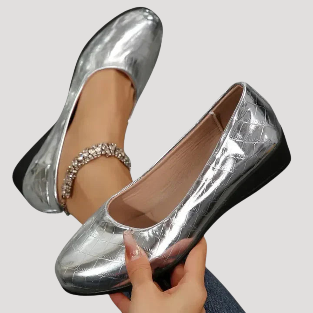 Ballerines chic à semelle compensée