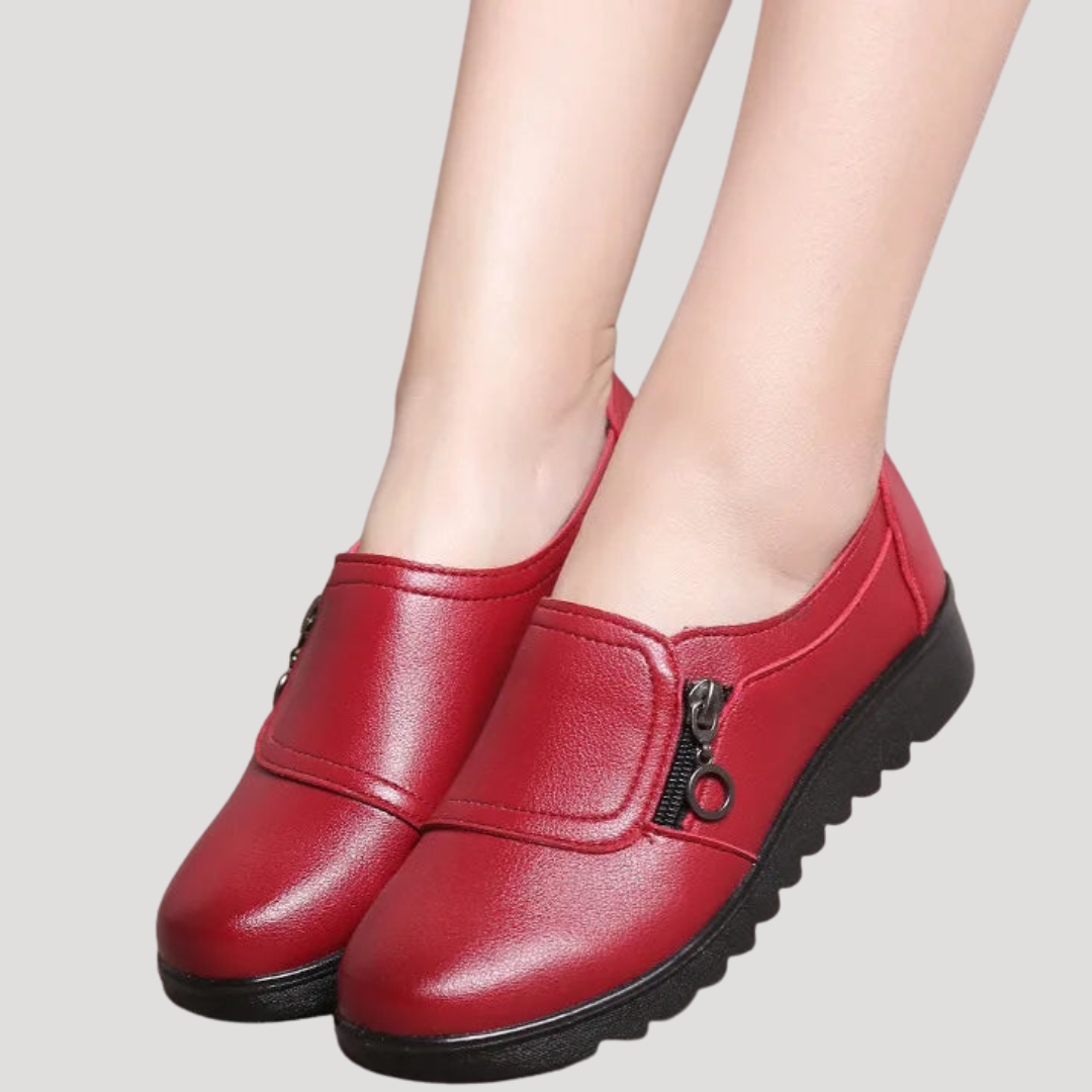 Mocassins femme confort à enfiler