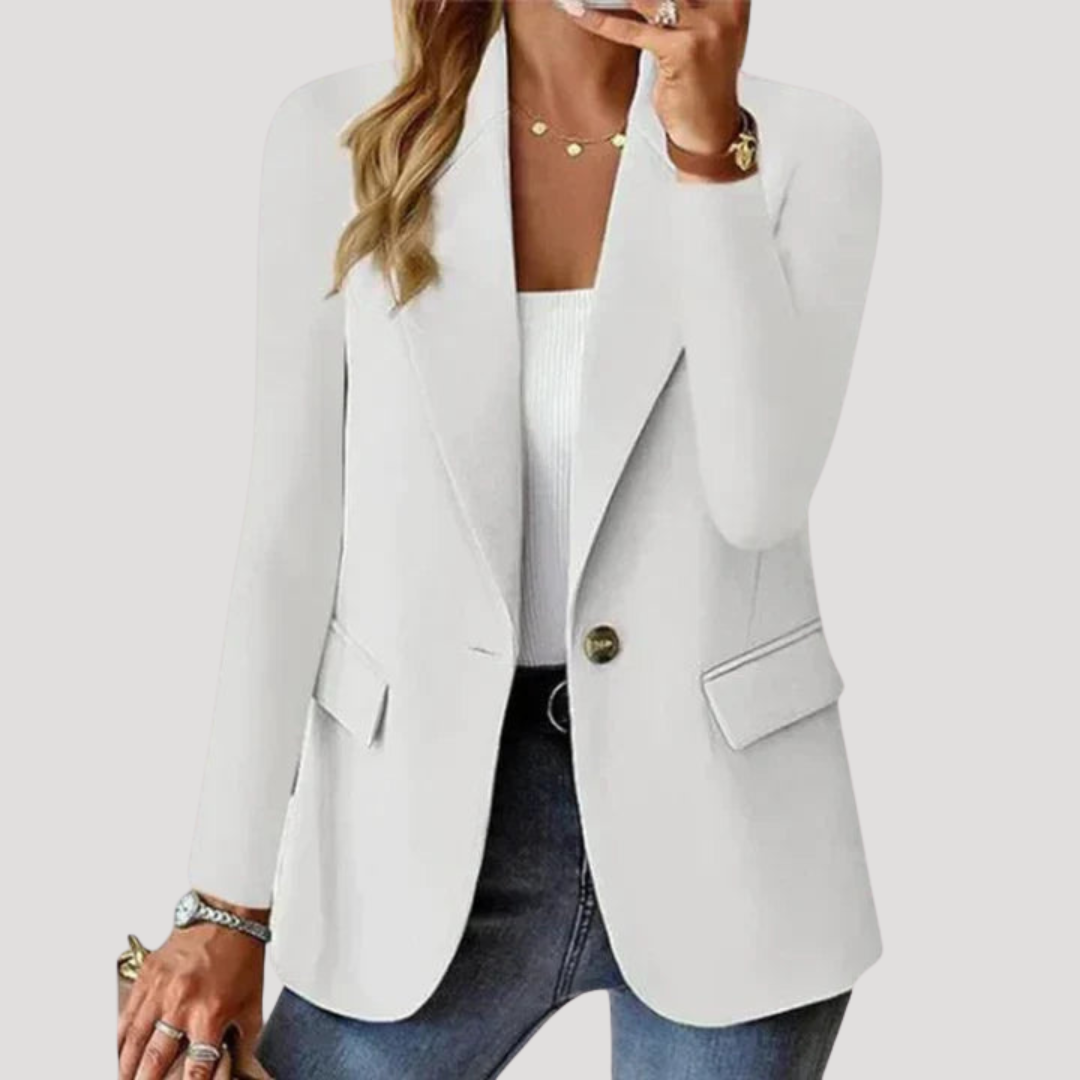 Veste de Costume Femme Chic Manches Longues