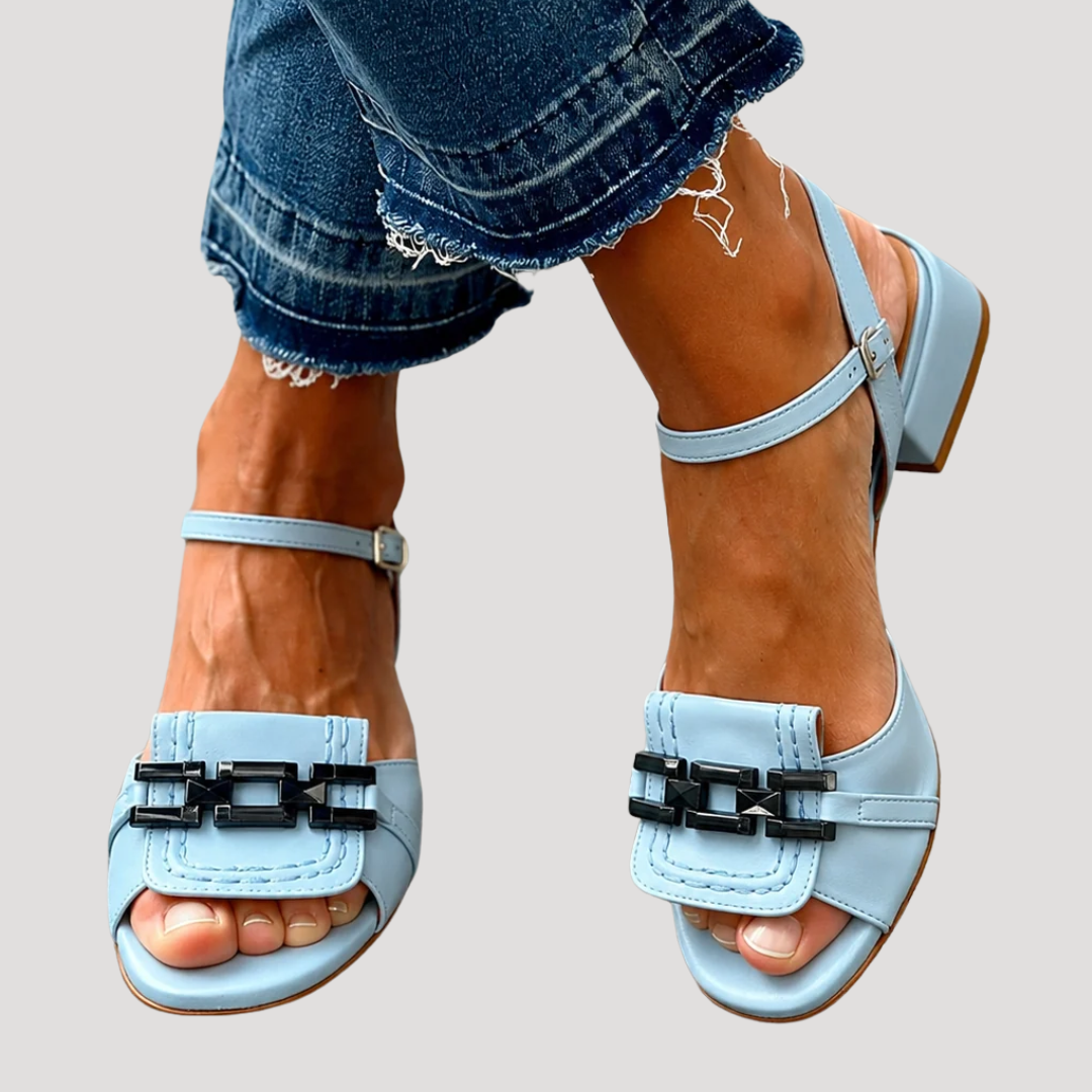 Sandales Femme Bride Cheville Talon Élégantes