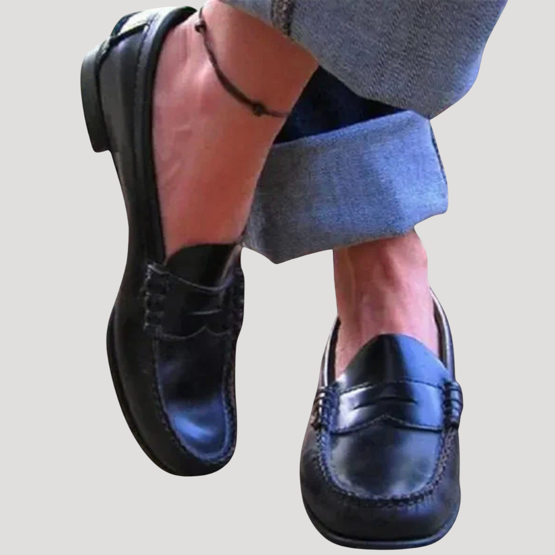 Chaussures Plates Femme Coutures Apparentes Confort