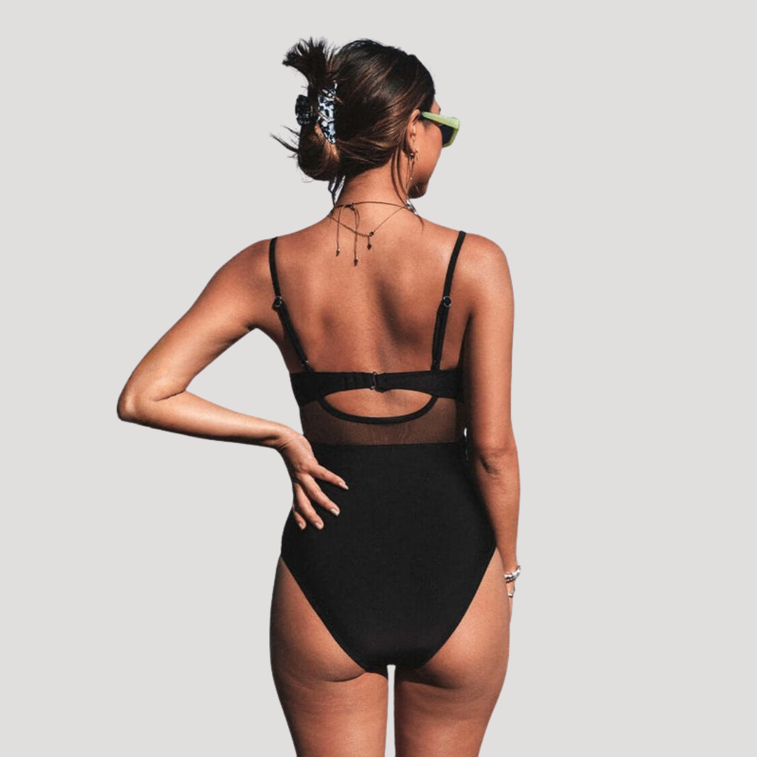 Maillot de Bain Une Pièce Femme Découpe