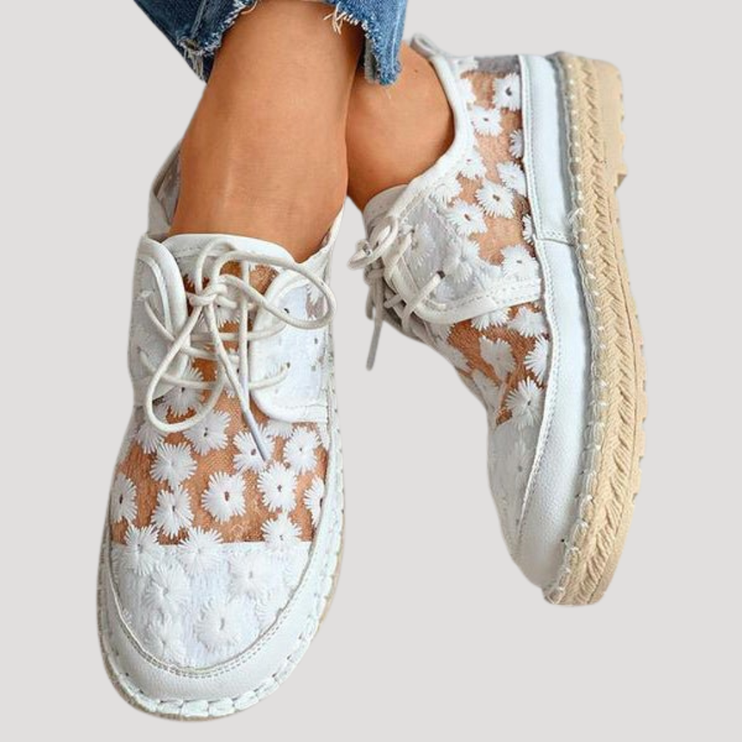 Baskets Mode à Lacets Femme