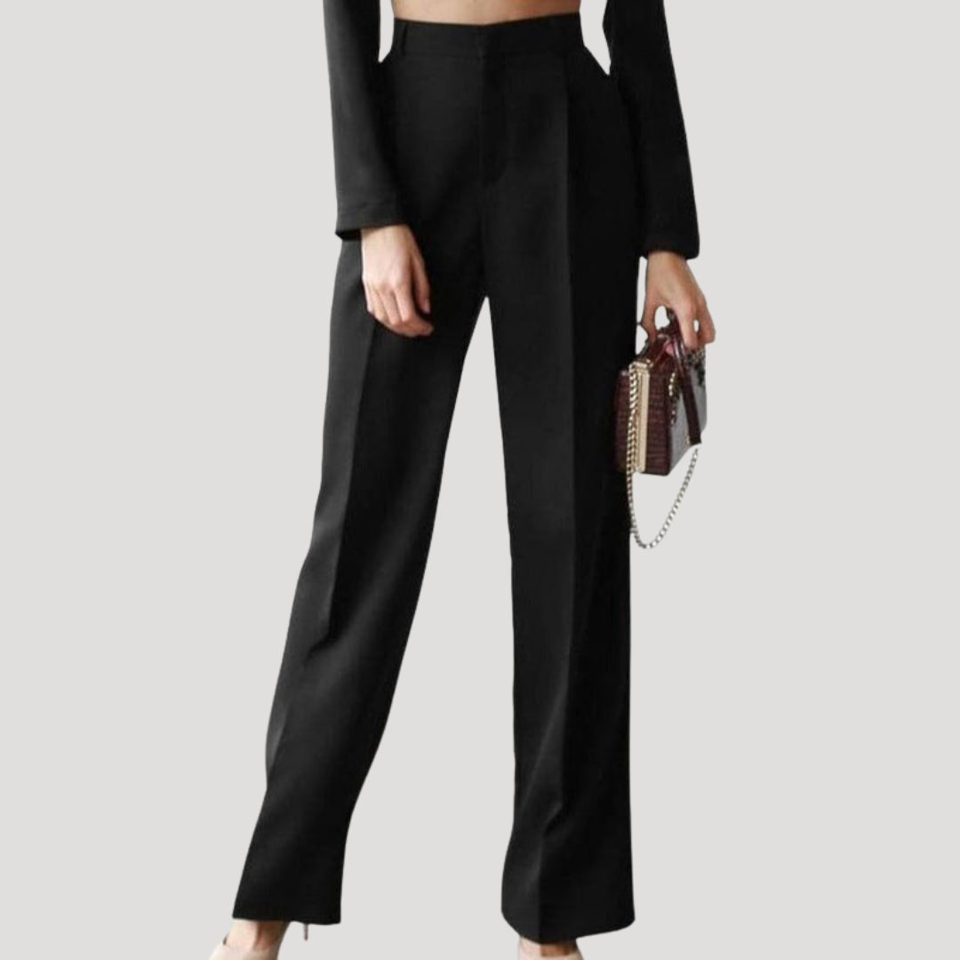 Pantalon Large Plissé Femme