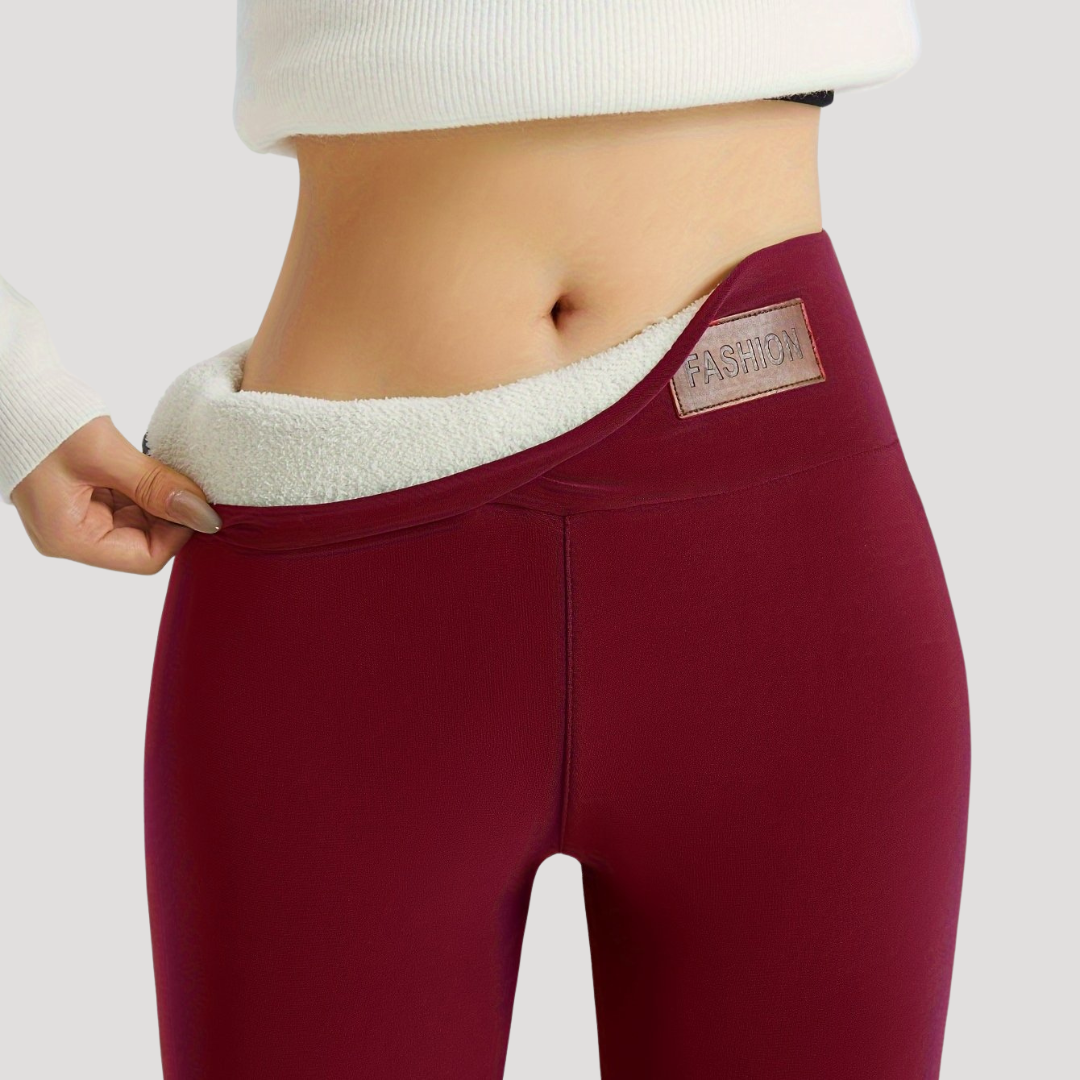 Legging femme taille haute thermique
