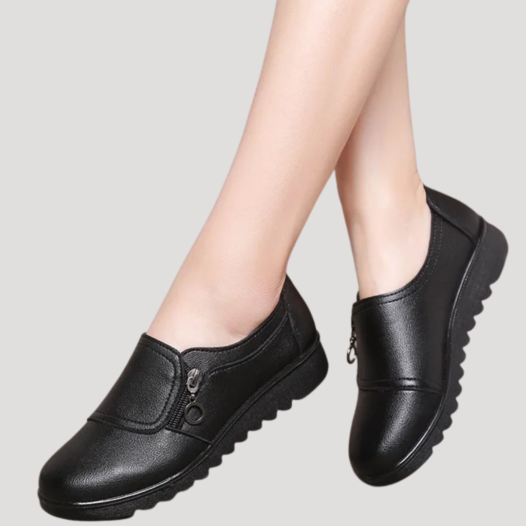 Mocassins femme confort à enfiler