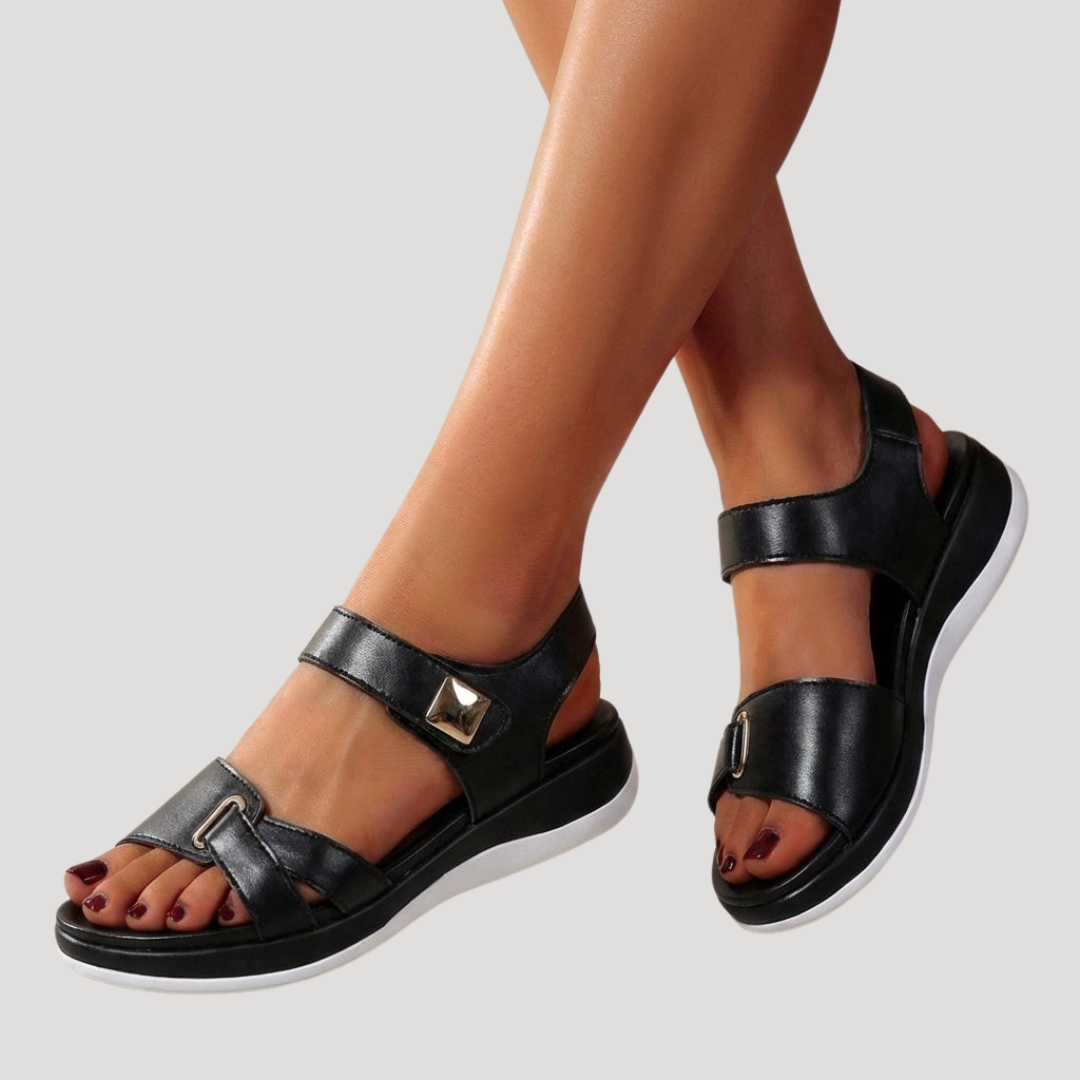 Sandales Plates Femme Brides Croisées