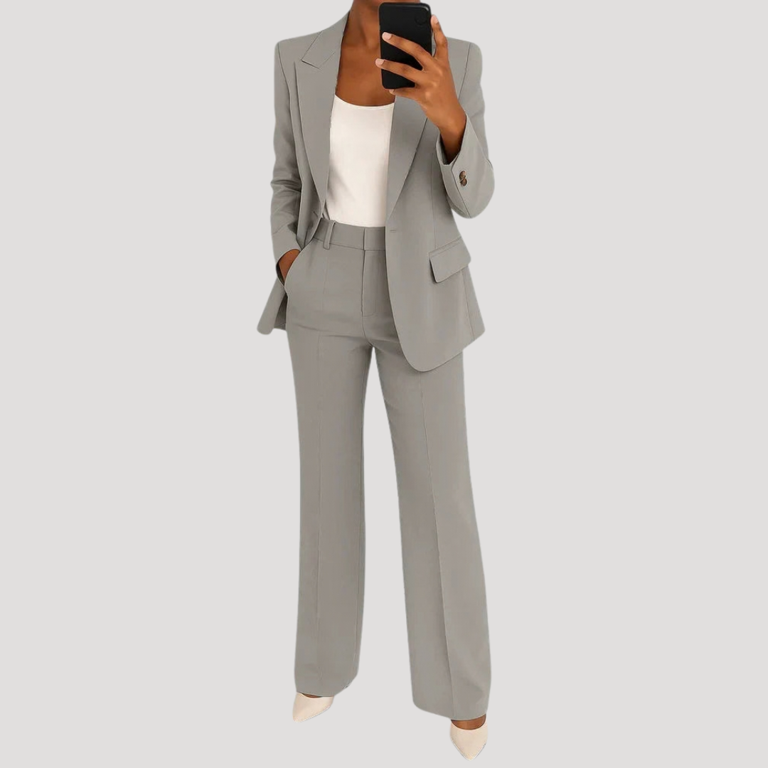 Tailleur Femme Structuré Coupe Élégante