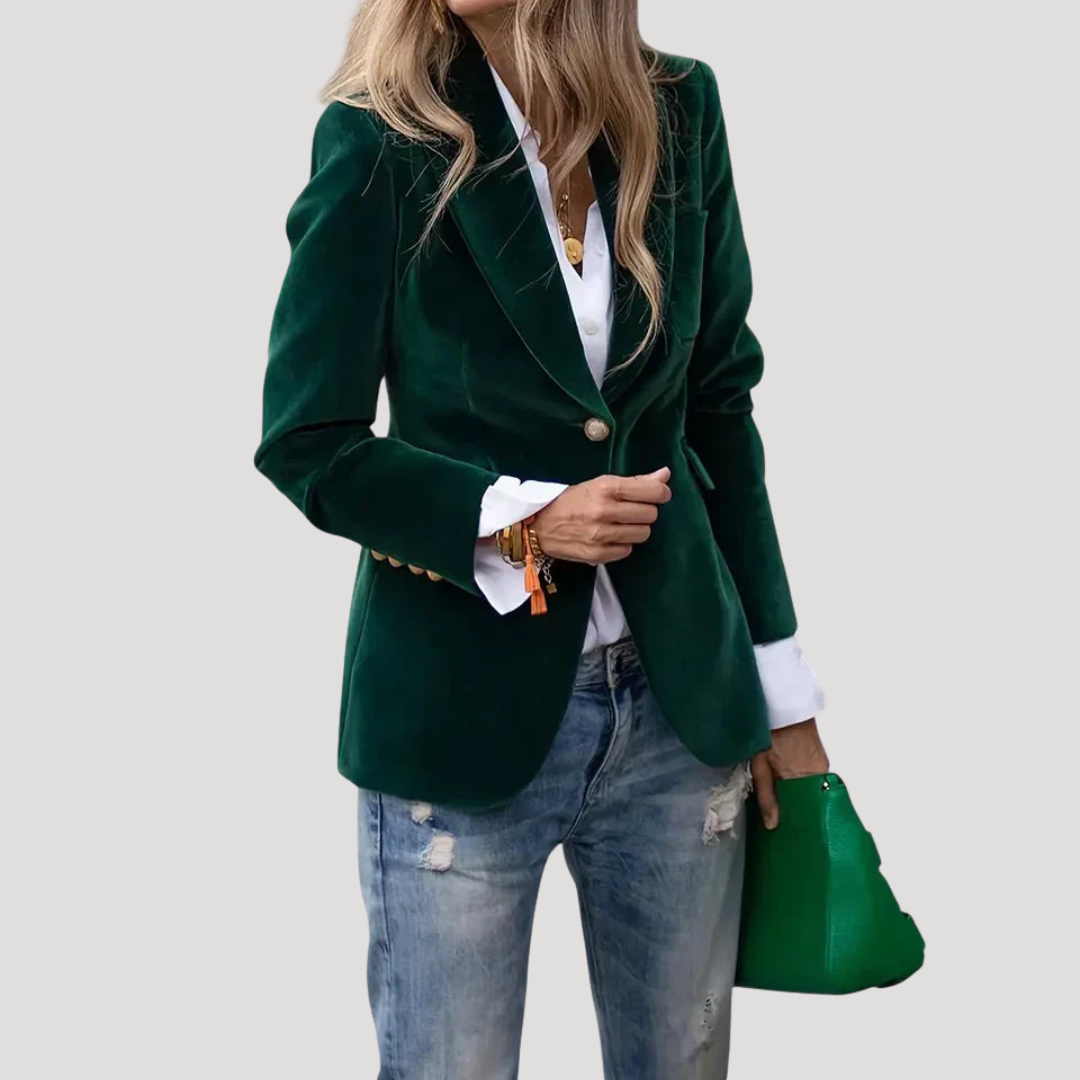 Veste de Costume Femme Chic Coupe Ajustée