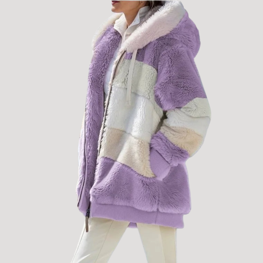 Veste Polaire Femme Zippée à Capuche