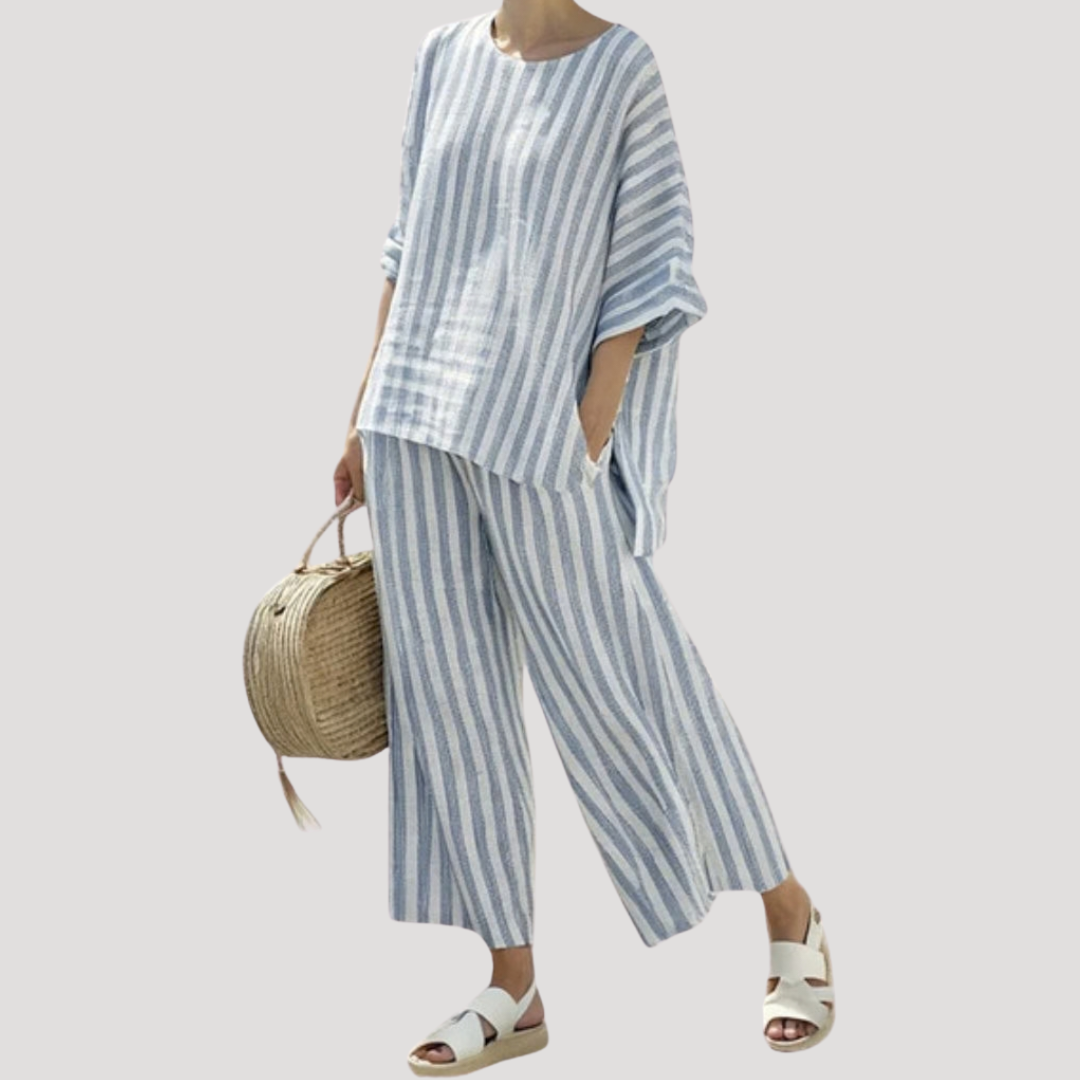 Ensemble Femme Été Décontracté Pantalon Large