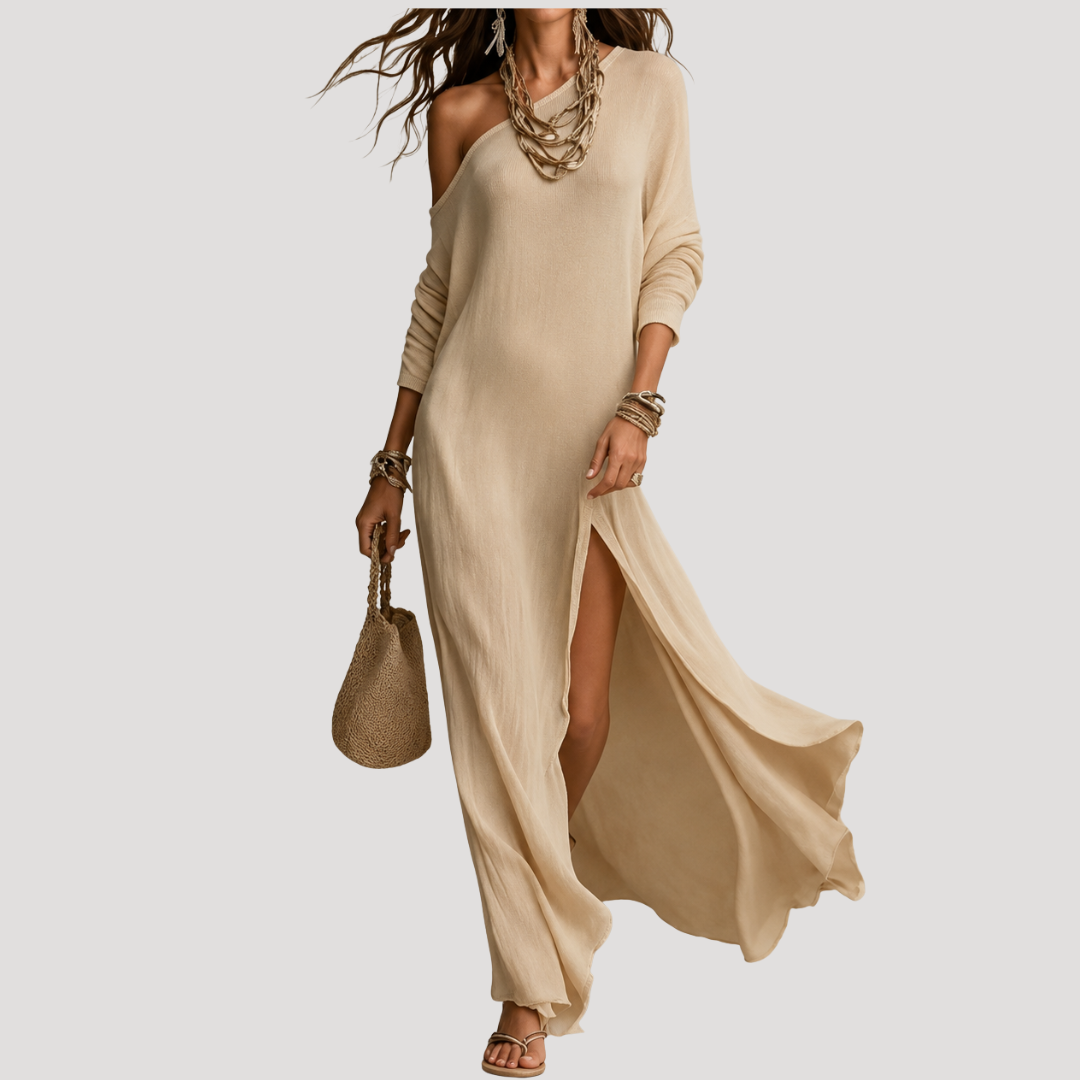 Robe Longue Une Épaule Femme