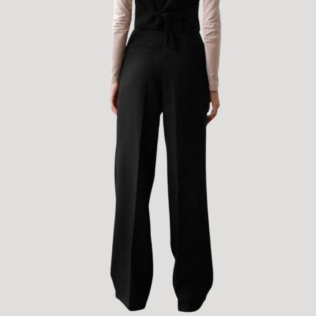 Pantalon Large Plissé Femme