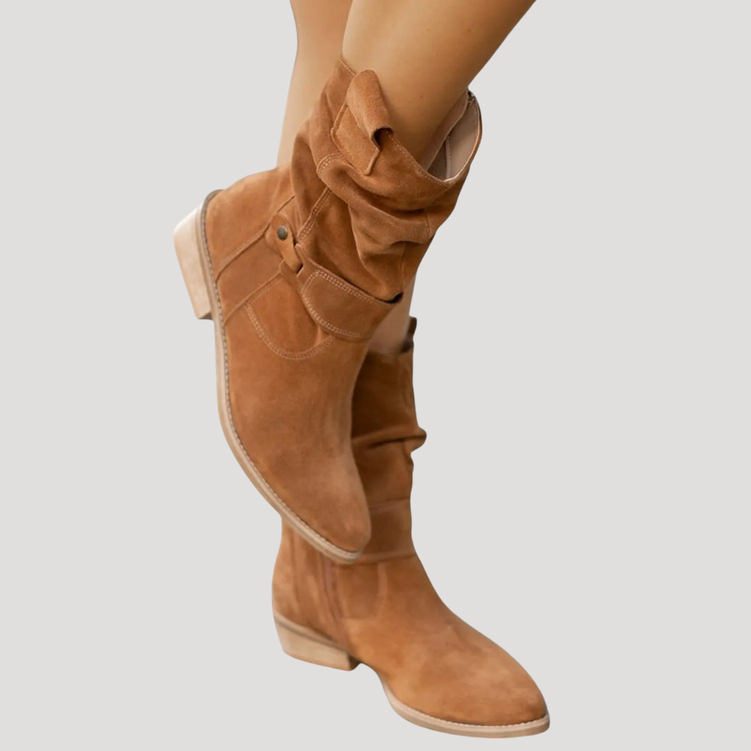 Bottines Western Femme à Boucle