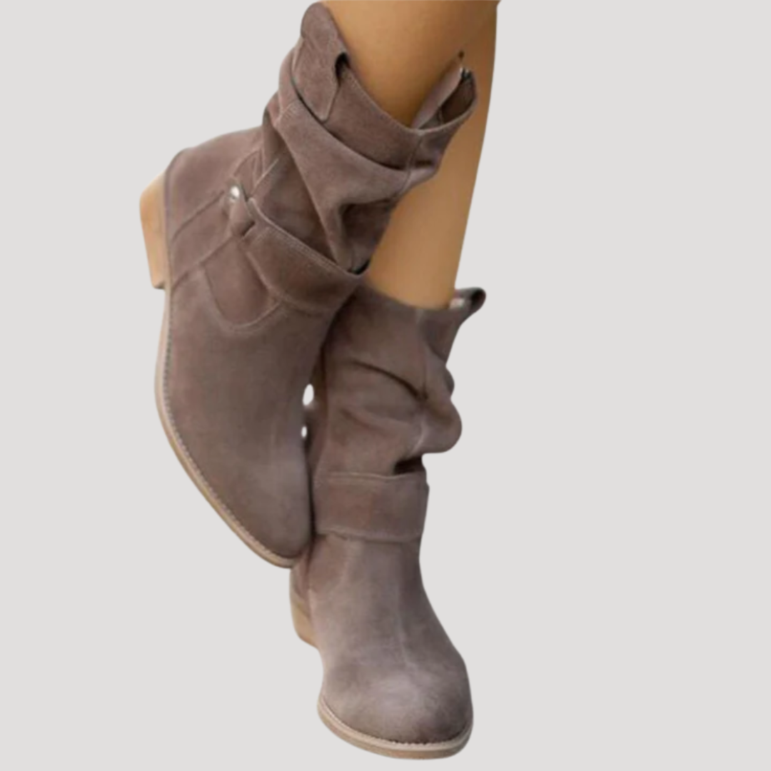 Bottines Western Femme à Boucle