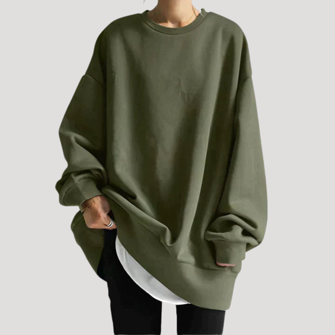 Pull Oversize Femme Col Rond