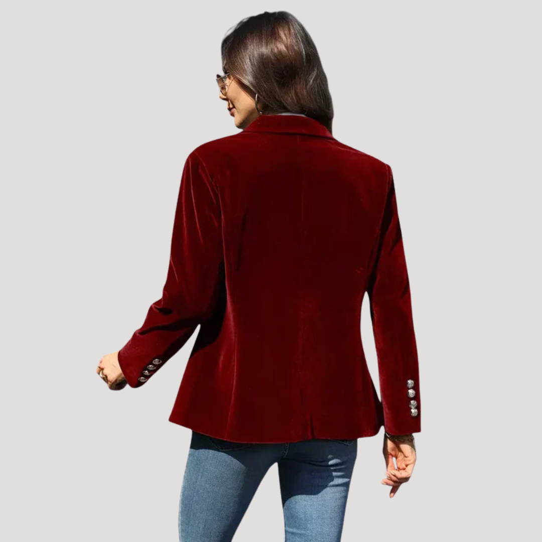Veste de Costume Femme Chic Coupe Ajustée
