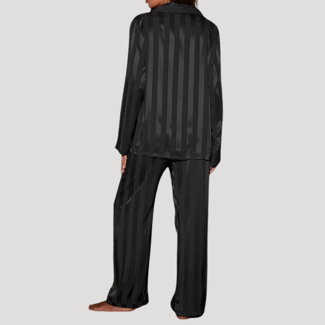 Ensemble pyjama femme assorti manches longues