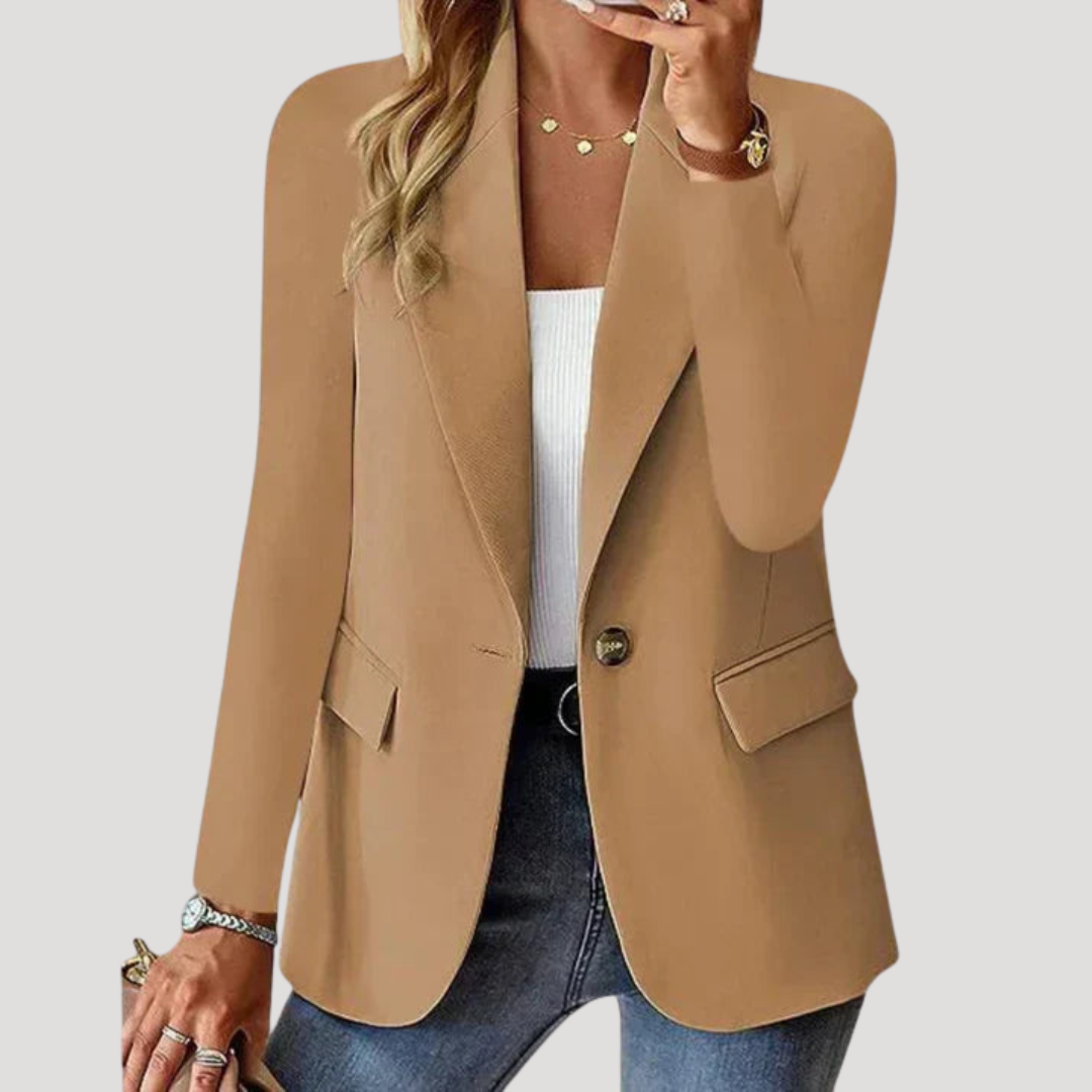 Veste de Costume Femme Chic Manches Longues