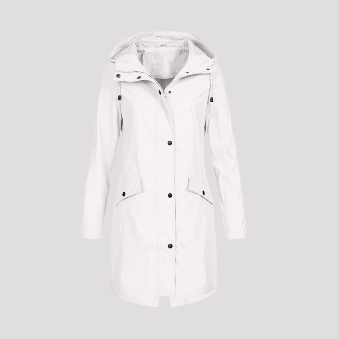 Manteau Femme Décontracté à Capuche et Poches