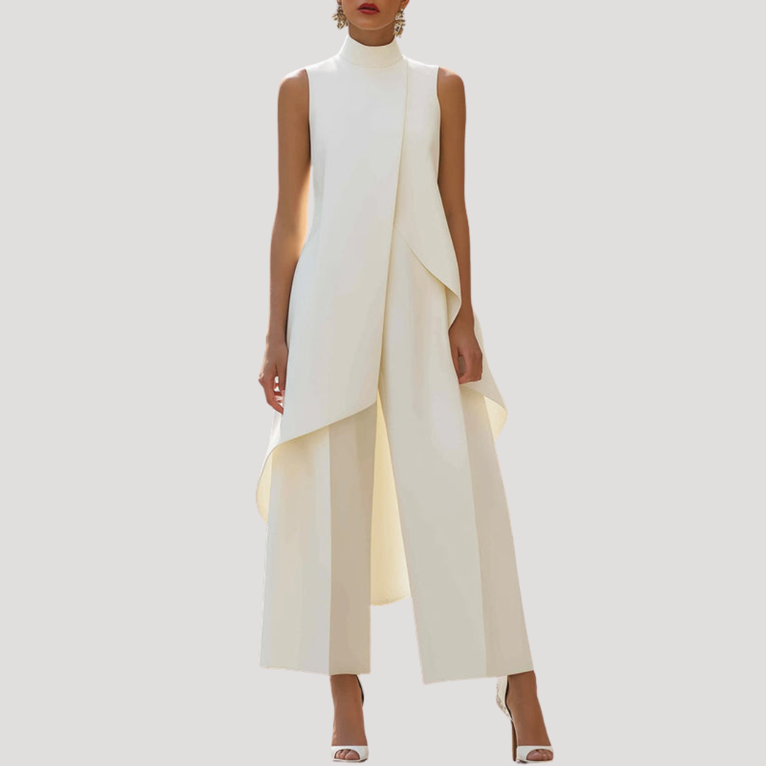 Combinaison Femme Col Montant Élégante