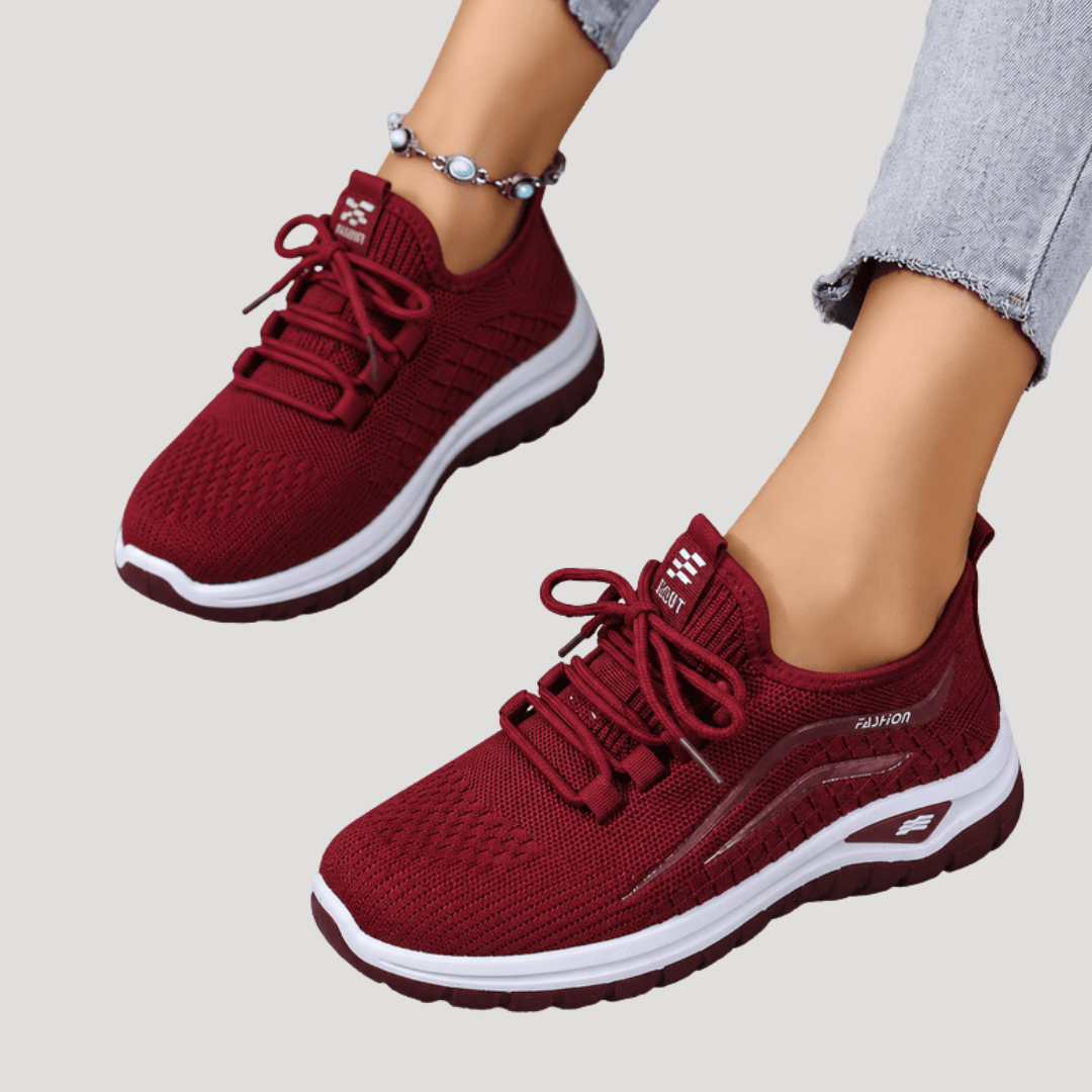 Baskets Femme Larges à Lacets