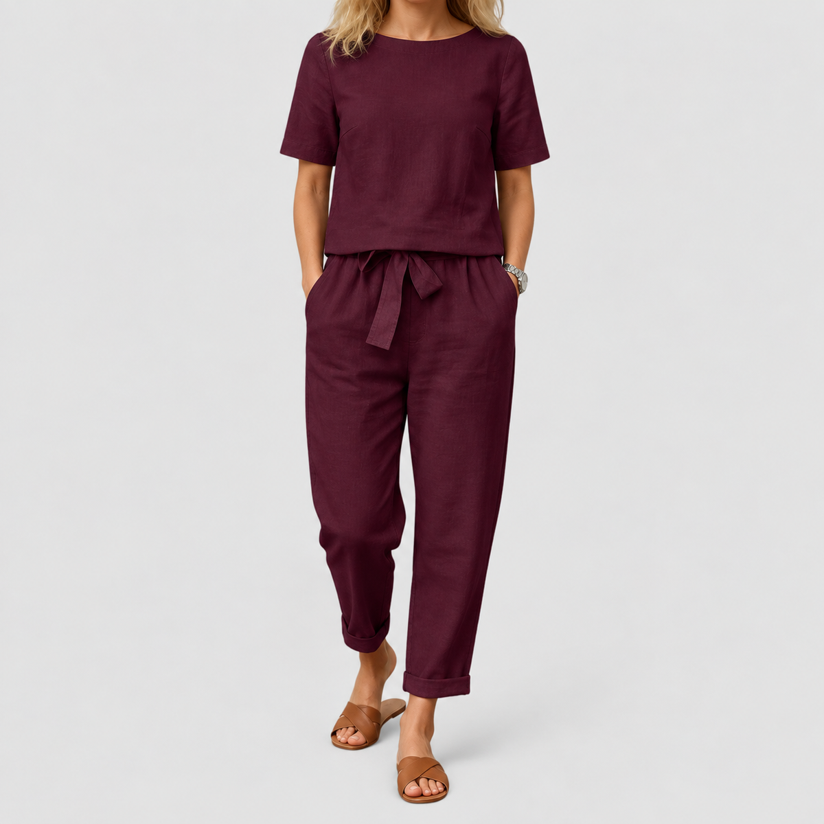 Ensemble Femme Décontracté Pantalon Confort