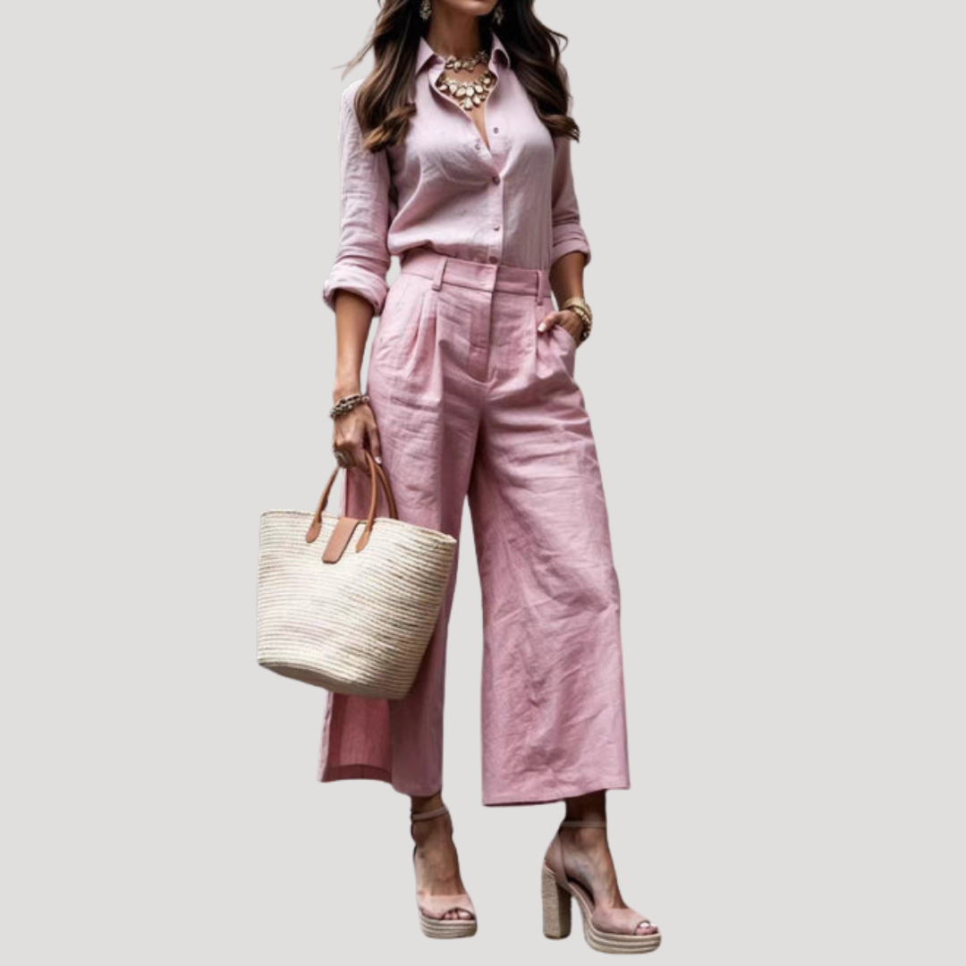 Ensemble Été Femme Coupe Large Chic
