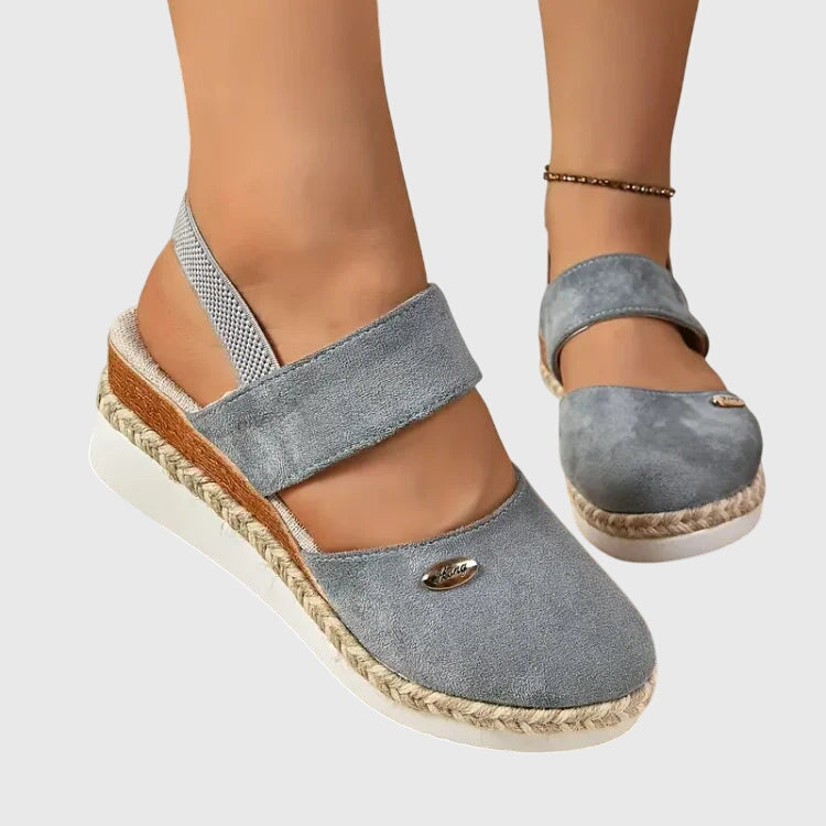 Sandales Femme Bout Fermé Bride Cheville Décontractées