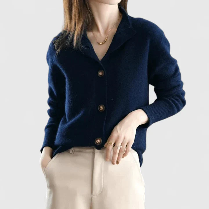 Pull Femme Décontracté Col V Manches Longues