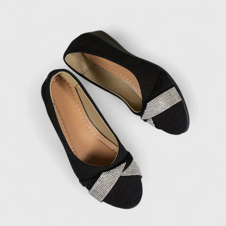 Ballerines chic confort compensées